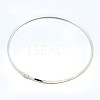 Brass Choker Collar Necklace Making BJEW-F132-02-2