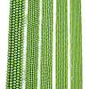 Electroplate Opaque Solid Color Glass Beads Strands EGLA-A044-P2mm-L30-2