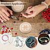 4Pcs 4 Styles Round Pine Bracelet Design Boards AJEW-BC0008-34-5