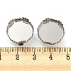 304 Stainless Steel Brooch Base Settings FIND-D035-02A-P-3
