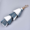 Polycotton(Polyester Cotton) Tassel Big Pendant Decorations FIND-S302-13C-2