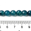 Dyed & Heated Natural Agate Beads Strands G-P539-D01-08-5