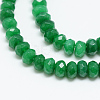 Natural White Jade Bead Strands X-G-R409-3x5-04-1