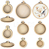 10Pcs 5 Styles Wood Embroidery Hoop DIY-CP0012-43B-1