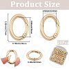 20Pcs Zinc Alloy Spring Gate Rings FIND-SP0004-30G-2