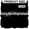 1 Yard Brass Glass Link Chains AJEW-AR0002-74-3