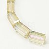 Electroplate Glass Beads EGLA-J023-12x6mm-07-1
