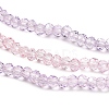 Transparent Painted Glass Beads Strands DGLA-A034-T2mm-A05-4