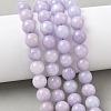 Dyed Natural Malaysia Jade Beads Strands G-G021-02C-27-5