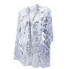 Detachable Polyester Bridal Lace Shawls AJEW-WH0696-305A-1