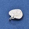 925 Sterling Silver Heart with Capital Letter Charms STER-S009-13G-S-2