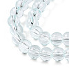 Baking Paint Transparent Glass Beads Strands DGLA-N006-6mm-07-3