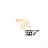 Snake Golden Brass Cuff Ring CL6952-2-1