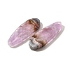 Natural Amethyst Lace Agate Pendants G-A244-07E-2