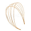Hair Accessories Alloy Hair Band Findings OHAR-PW0001-157B-1