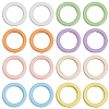 32Pcs 8 Colors Baking Paint Alloy Bead Frame FIND-SP0004-50C-1