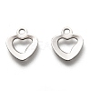 Non-Tarnish 201 Stainless Steel Charms STAS-B001-23P-1