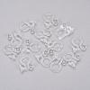 Clear Plastic Clip-on Earring Converter X-KY-P005-01-1