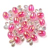 UV Plating Rainbow Iridescent Acrylic Beads X1-PACR-E001-05F-3