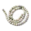 Natural Peace Jade Beads Strands G-E598-04C-2