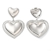 Brass Stud Earrings for Women EJEW-B057-09P-1