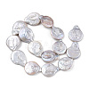 Natural Baroque Pearl Keshi Pearl Beads Strands PEAR-S016-006-1-3