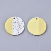 Rubberized Style Acrylic Pendants X-OACR-T020-019-2