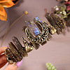 Natural Labradorite Hair Bands PW-WG39AD4-13-1