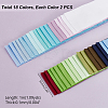 36Pcs 18 Colors Cotton Ribbon DIY-WH0542-52-2