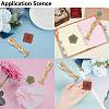 Brass Clay Seal Stamp Set DIY-WH0576-003-6