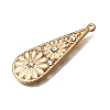 Alloy Enamel Pendants FIND-C097-08A-G-2
