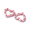 Spray Painted Alloy Spring Gate Rings PALLOY-F293-03-4