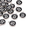 Platinum Plated Alloy Charms LS-ENAM-S118-02B-P-4