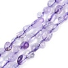 Natural Lavender Amethyst Beads Strands G-P497-01B-21-1