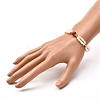 Healing Reiki Round Natural Carnelian Beaded Bracelets for Girl Women X1-BJEW-TA00013-3