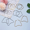 Iron Hoop Earrings EJEW-TA0010-07-5