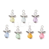 Transparent Acrylic Pendants PALLOY-JF04252-1