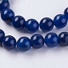 Natural Agate Beads Strands X-G-G583-8mm-12-3