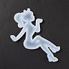 Lively Lady Shape Food Grade Silhouette Silicone Lollipop Molds DIY-D069-10-4