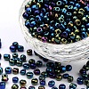 (Repacking Service Available) 6/0 Glass Seed Beads SEED-C018-4mm-605-1