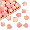 Mini Foam Imitation Peaches DJEW-WH0038-30-1