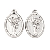 304 Stainless Steel Pendants STAS-I358-12P-04-1