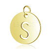 Ion Plating(IP) 304 Stainless Steel Charms A-STAS-S105-T514G-S-1