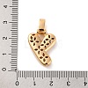 Brass Micro Pave Cubic Zirconia Pendants KK-C076-29Y-G01-3