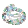Electroplate Glass Beads Strands GLAA-Q098-B01-01-2
