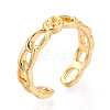 Brass Cup Peg Ring Settings KK-N274-32G-1