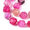 Natural Agate Beads Strands G-T131-82B-08-4