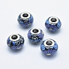 Handmade Polymer Clay European Beads CLAY-K002-A34-1