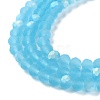 Transparent Glass Beads Strands EGLA-A044-T8mm-MB08-4