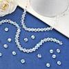 Handmade Glass Faceted Bicone Beads GB6mmC28-AB-6